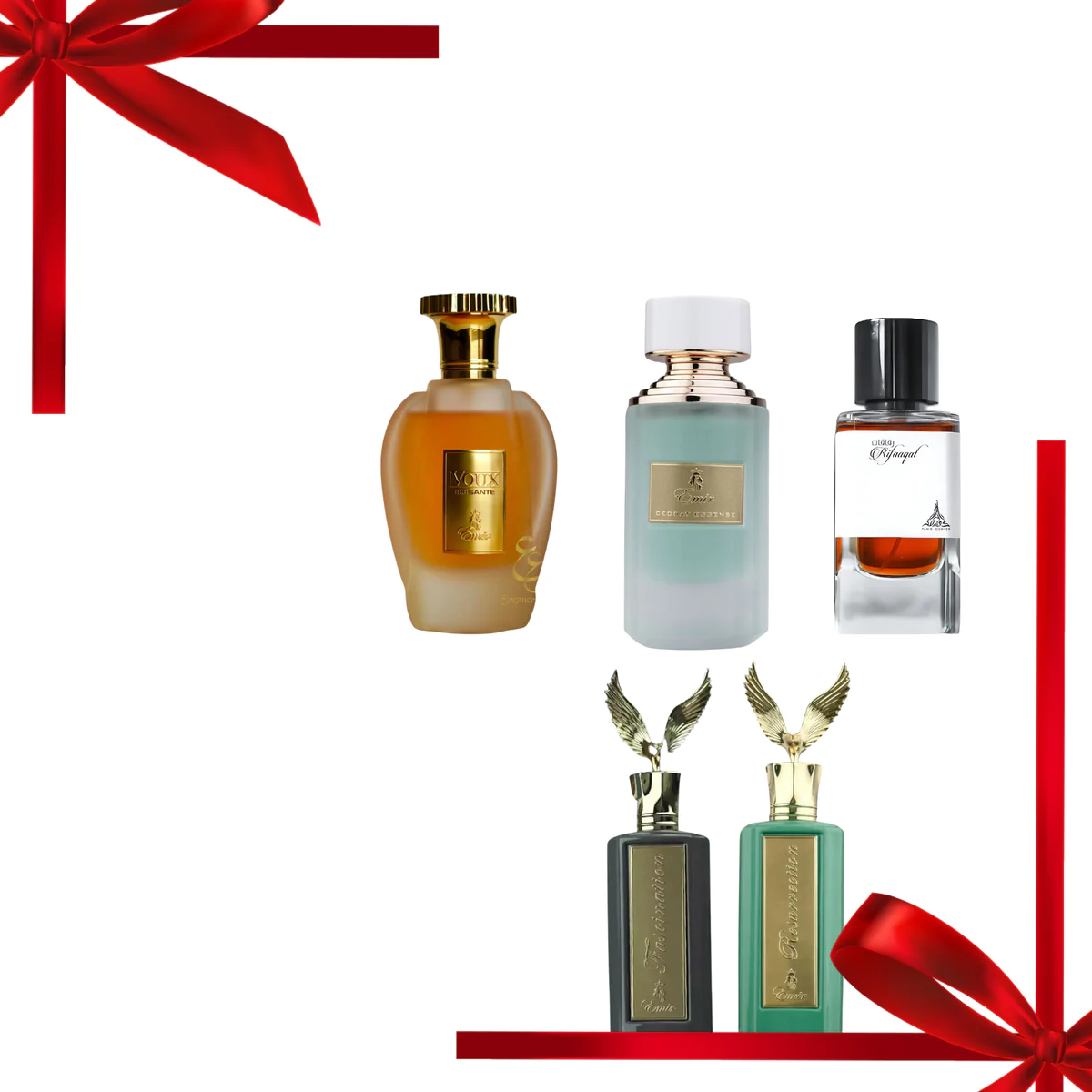 EMIR Unisex Perfume Pack of 5 Perfumes With Free Gift