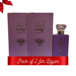 Pack of10 Boutique Mayami, Sultan, Fairoz, Layan, Rosegold - 100ml Each Perfumes With Free Gift