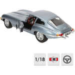 Bburago 1:18 Jaguar E-Type Coupe 1961 Diecast Model Car – Classic Collectible Replica