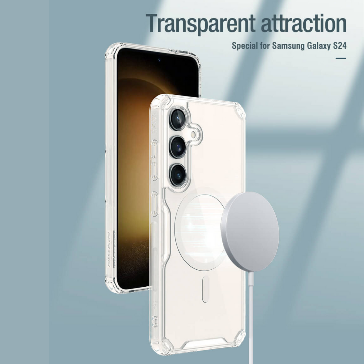 Samsung Galaxy S24 Nature TPU Pro Crystal Clear Magnetic case By Nillkin