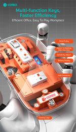 Magnetic Triple Mode Bluetooth Wireless Mouse Type C Rechargeable Silent Mice