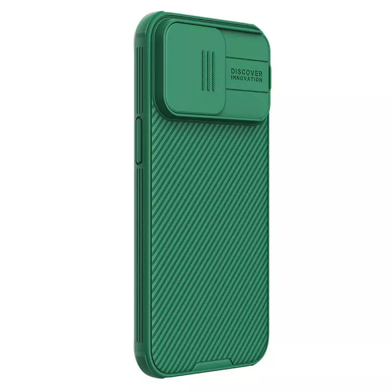 Apple iPhone 15 Pro 6.1 Cam Shield Pro case Cover Green by Nillkin