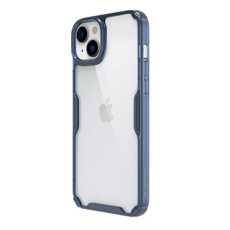 Apple iPhone 15 Nature TPU Pro Series Blue Case By Nillkin