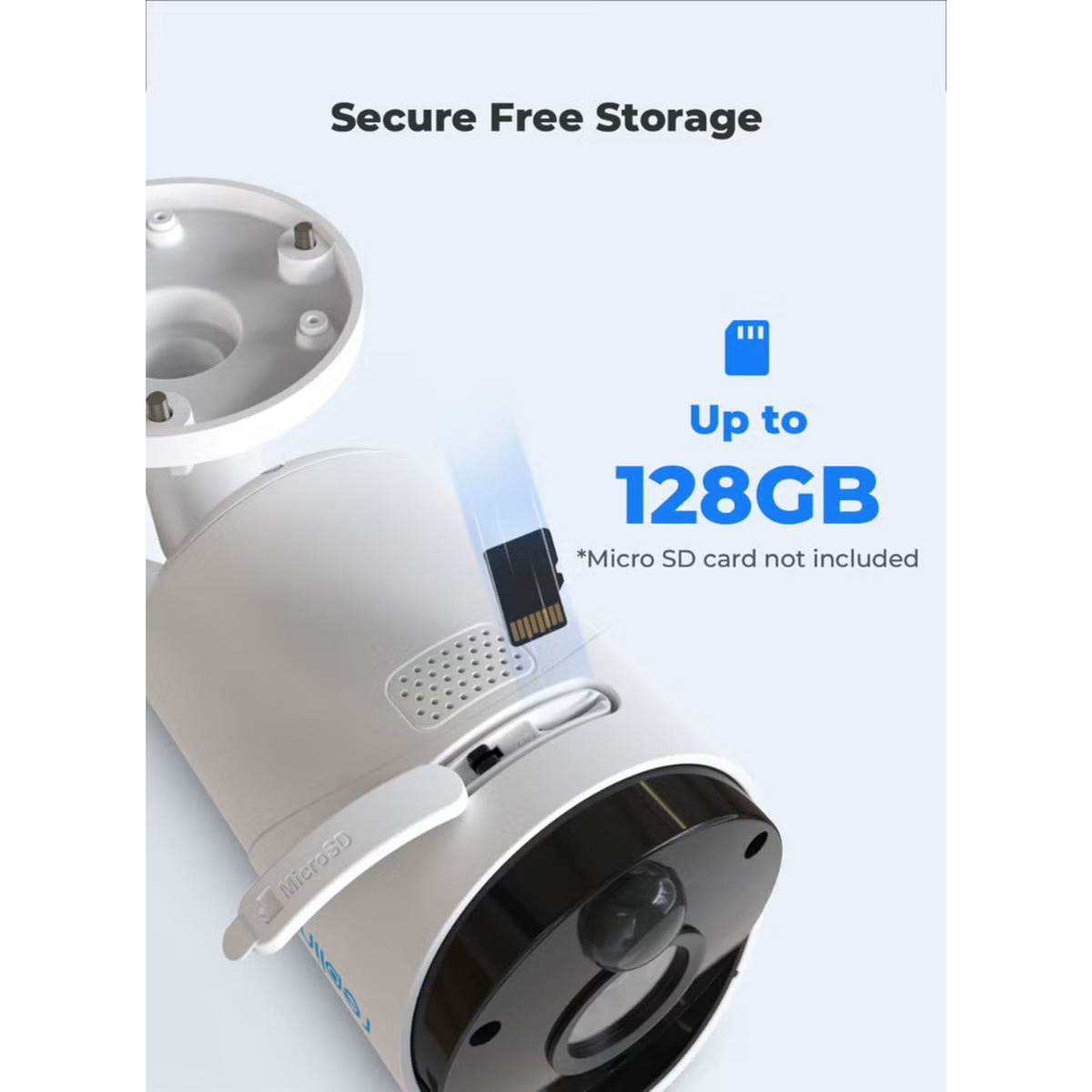 Reolink Argus Eco 2K WiFi Battery Camera β Wire-Free Outdoor Security | Night Vision | Smart Detection