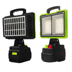 GDSUPER GD-2305B 200W Solar Portable Flood Light | 180 LED | Rechargeable Outdoor Emergency Light with USB Charging