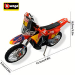Bburago 1:18 GasGas RX450F Dakar Rally 2023 Diecast Motorcycle Model Bike Toy