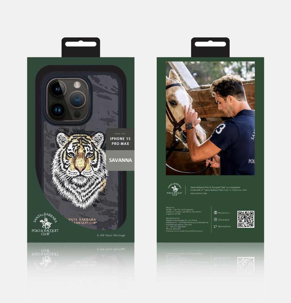 SBPRC Polo Apple Savanna Compatible for iPhone Tiger Wolf Snow Leopard