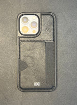 HDCI Leather Wallet Case with Credit Card Slot Holder Ultra Slim Protector for Apple iPhone 15 Pro and 15 Pro Max Case in Blue, Black, Green, Purple and Orange colors