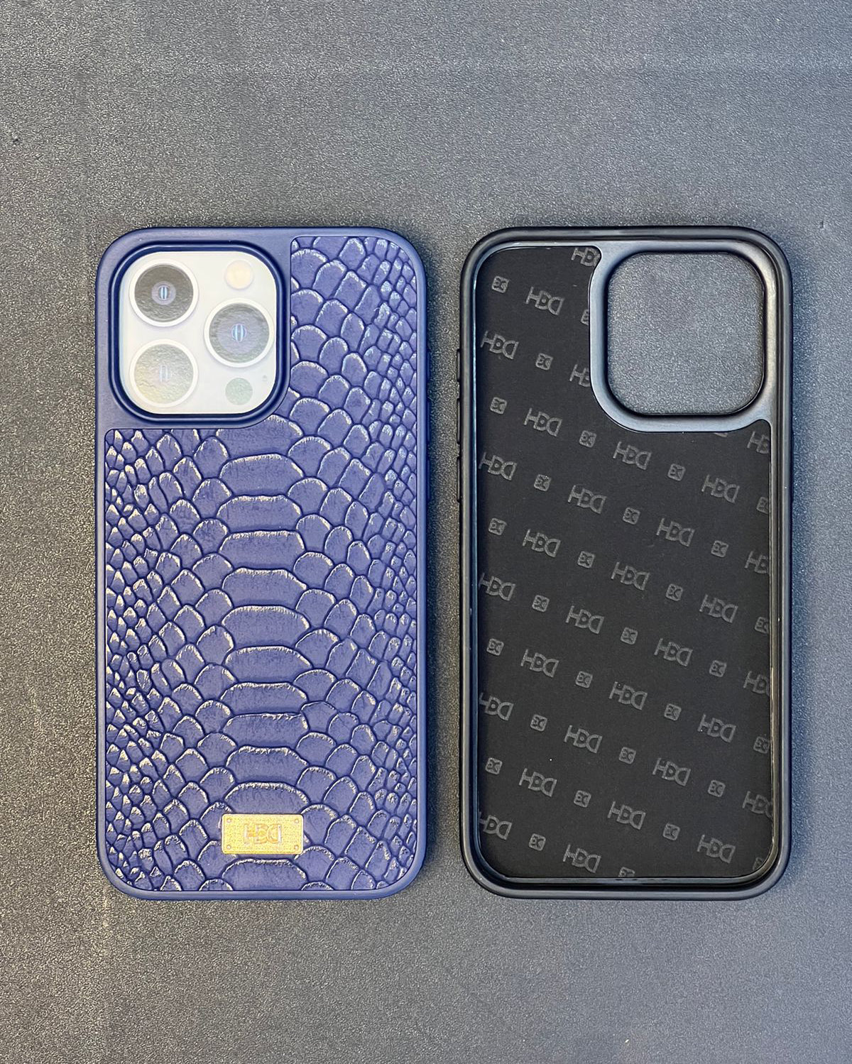 HDCI Pure Leather Wallet Case for Apple iPhone 15 Pro and 15 Pro Max Case in Blue, Black, Purple and Orange colors