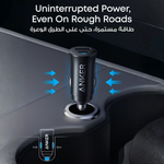 Anker 30W Dual-Port Car Charger β USB-C Fast Charging | Ultra-Compact Design