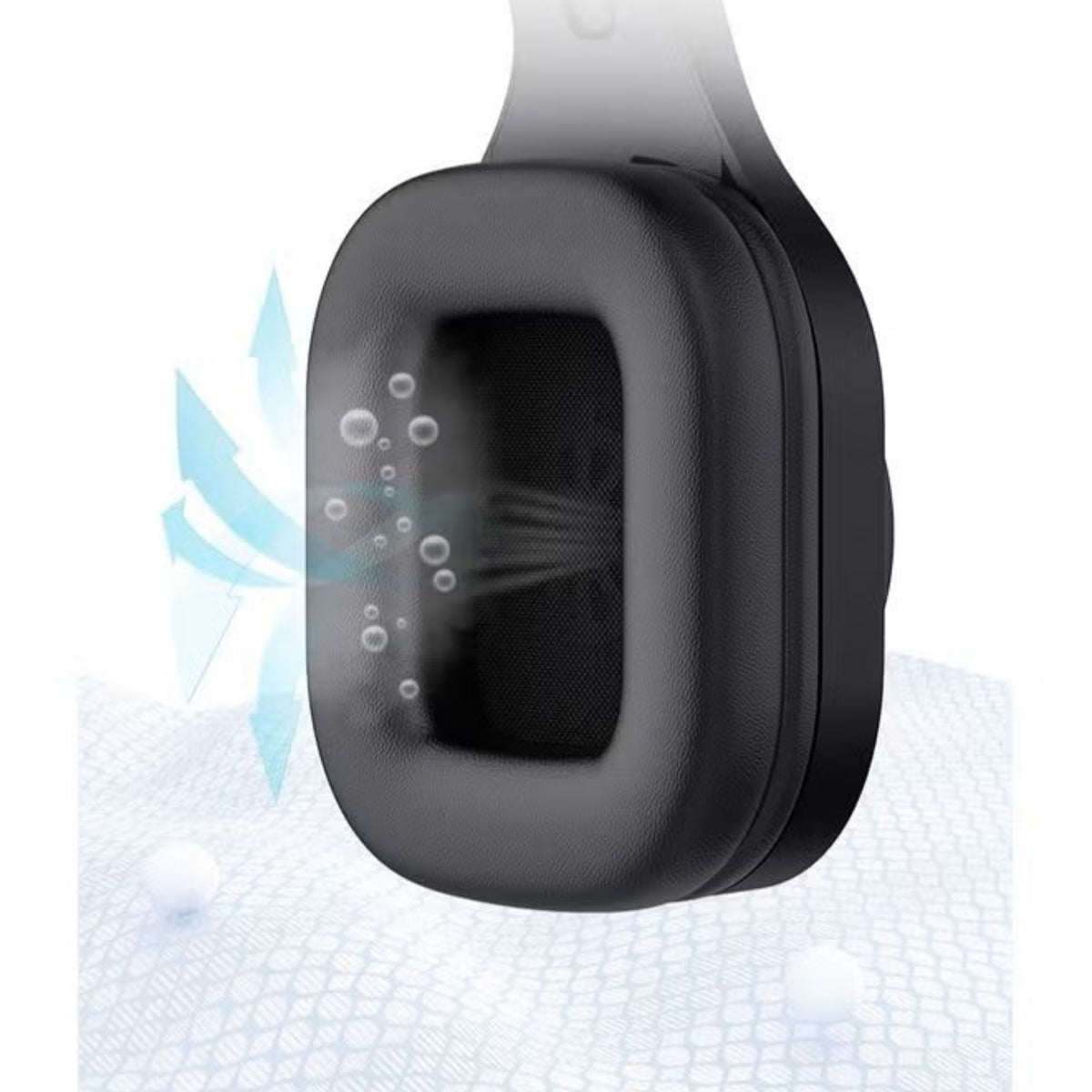 HP DHH-1601 Wired Headset with Microphone Stereo Sound 40mm Drivers Adjustable Mic Black