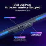 Oraimo ChillDock OSH-009A RGB Laptop Cooling Pad with 6 High Speed Fans & Adjustable Stand