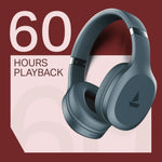 boAt Rockerz 412 Wireless Headphones Active Black Bluetooth v5.4 80 Hours Playback ENx Technology
