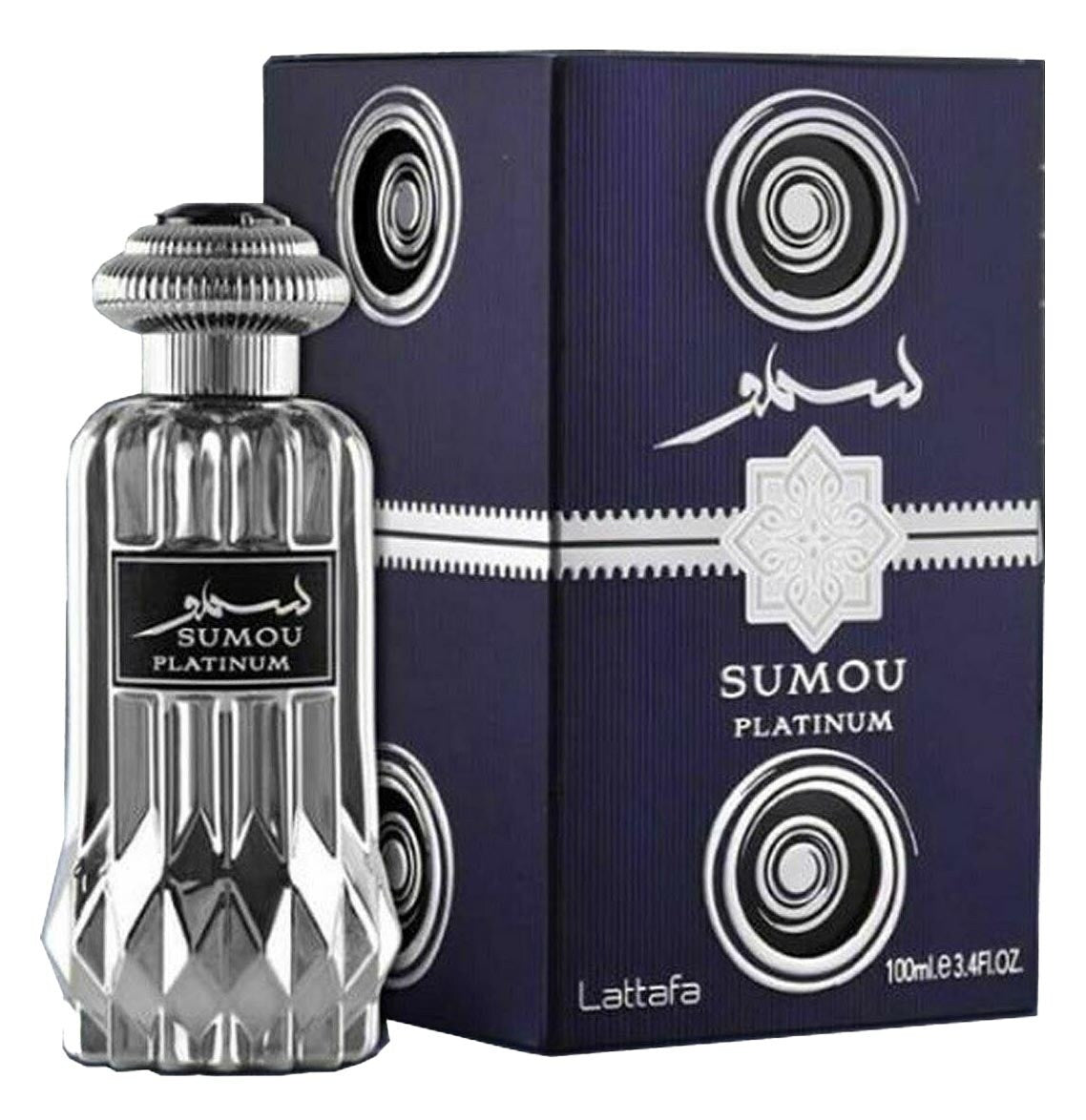 Sumou Platinum Eau de Parfum Unisex Perfumes By Lattafa 100ml