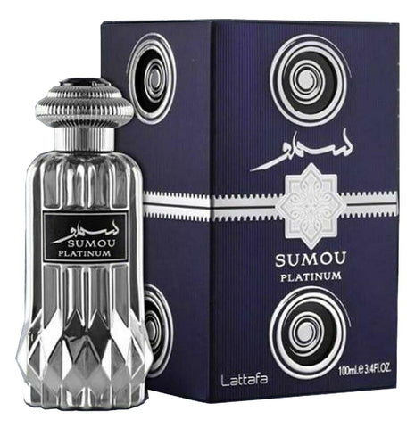 Sumou Platinum Eau de Parfum Unisex Perfumes By Lattafa 100ml