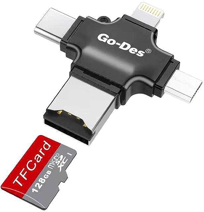 GO-DES MOBILE PHONE CARD READER 4 IN 1