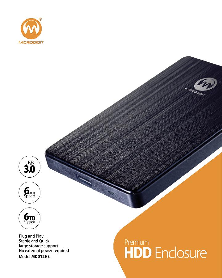 MICRODIGIT 2IN 1 NVME NGFF SSD ENCLOSURE MD017ME