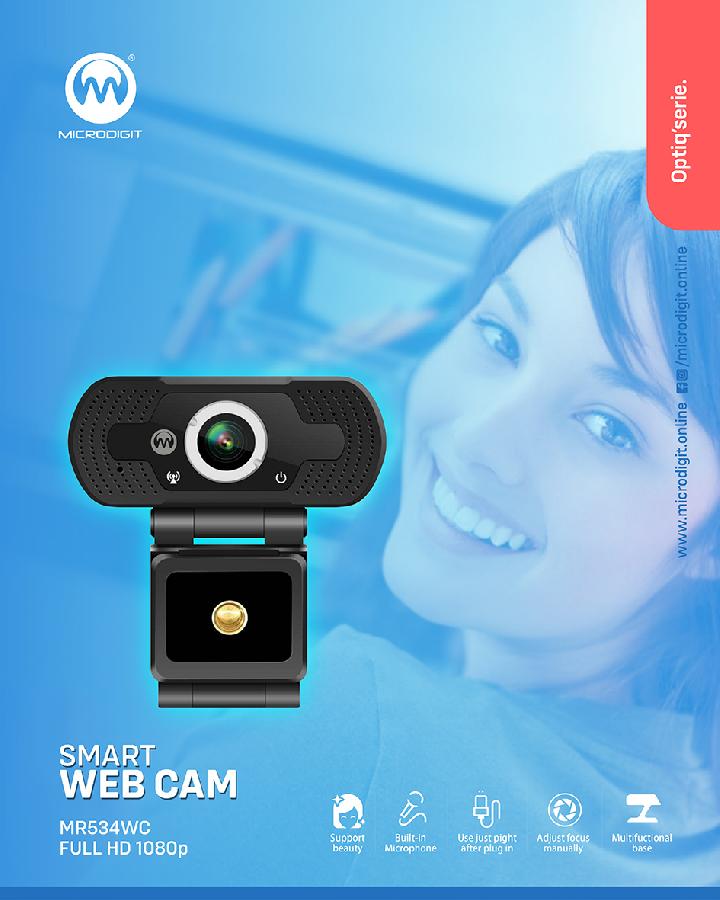 Webcam Microdigit Full HD 1080p Video