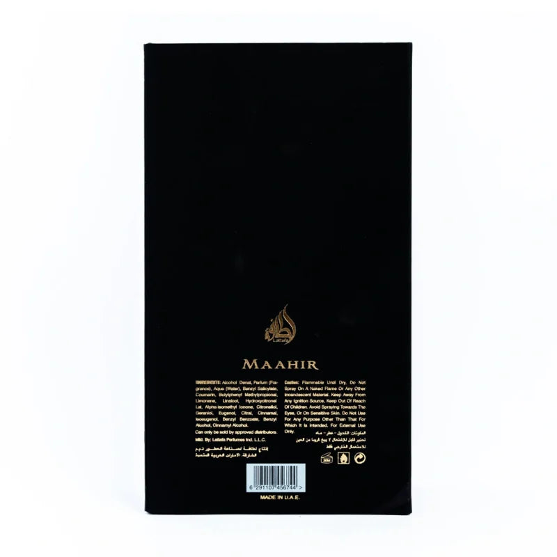 Maahir - Lattafa Indulge in Luxury Unisex Perfume By lattafa