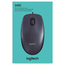 Logitech M90 USB Wired Mouse - Black