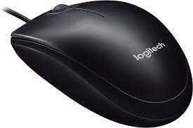 Logitech M90 USB Wired Mouse - Black