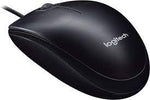 Logitech M90 USB Wired Mouse - Black