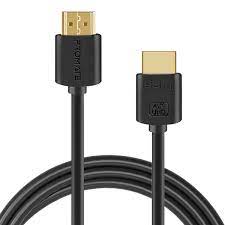 HDMI to HDMI MICRODIGITFlat Cable 1080P 10 Meter, Black