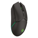Porodo Gaming 7D Wireless RGB Mouse 10000 DPI with Built-In Rechargable Battery 600mAh - Black [ PDX313-BK ]