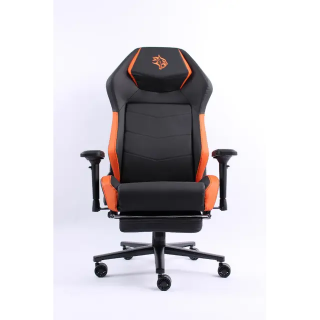 Porodo Professional Gaming Chair With Molded Foam Seats Black 4D Armrest