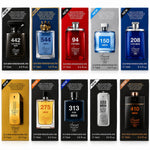 Smart Collection Men's Fragrance Discovery Set – 10 x 15ml Eau De Parfum Gift Pack