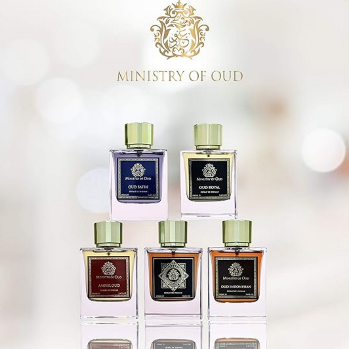 Ministry of Oud Unisex Perfume Collection Pack of 10 With Free Gift