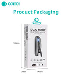 Mouse 2.4G Wireless BT5.1 Slim Rechargeable Slience Mouse for PC Computer Notebook with USB Receiver 2400 DPI Adjustable Level
