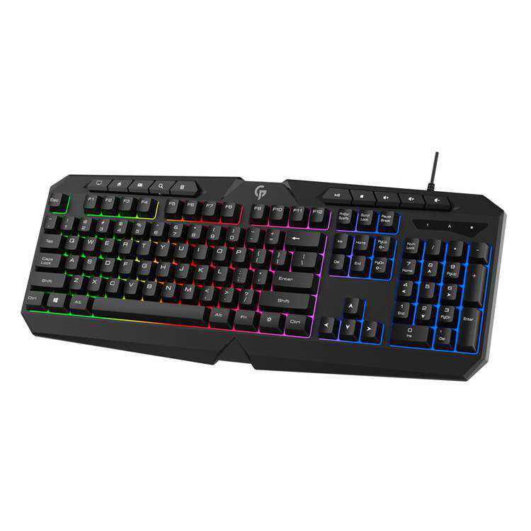 Porodo Gaming 5 in 1 Ultimate Gaming Kit with Keyboard|Stereo Speakers|RGB Microphone|RGB Mouse