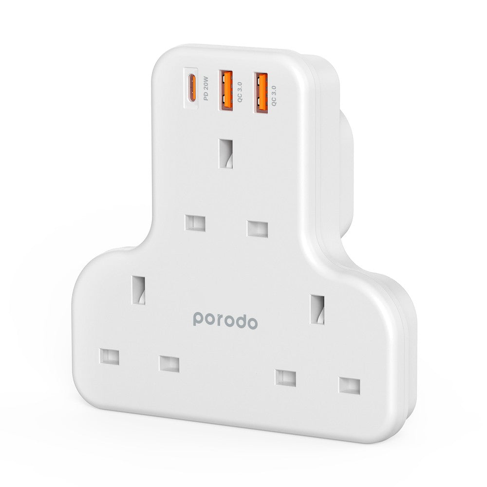 Porodo Multi-Port Wall Socket