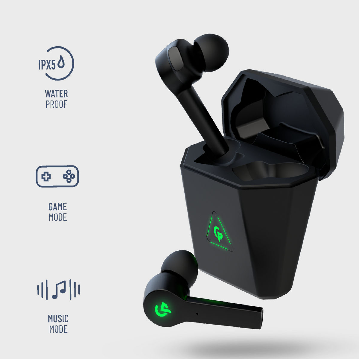 Gaming Wireless Earbuds by Porodo Gaming