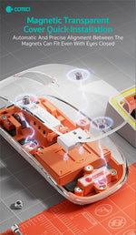 Magnetic Triple Mode Bluetooth Wireless Mouse Type C Rechargeable Silent Mice