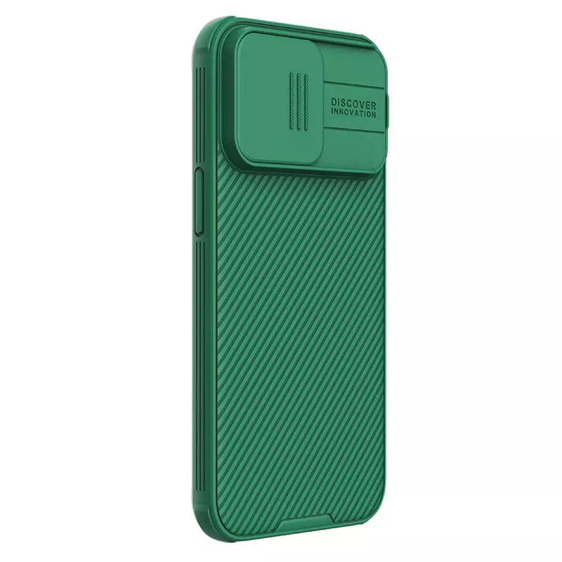 Apple iPhone 15 Pro 6.1 Cam Shield Pro case Cover Dark Green by Nillkin