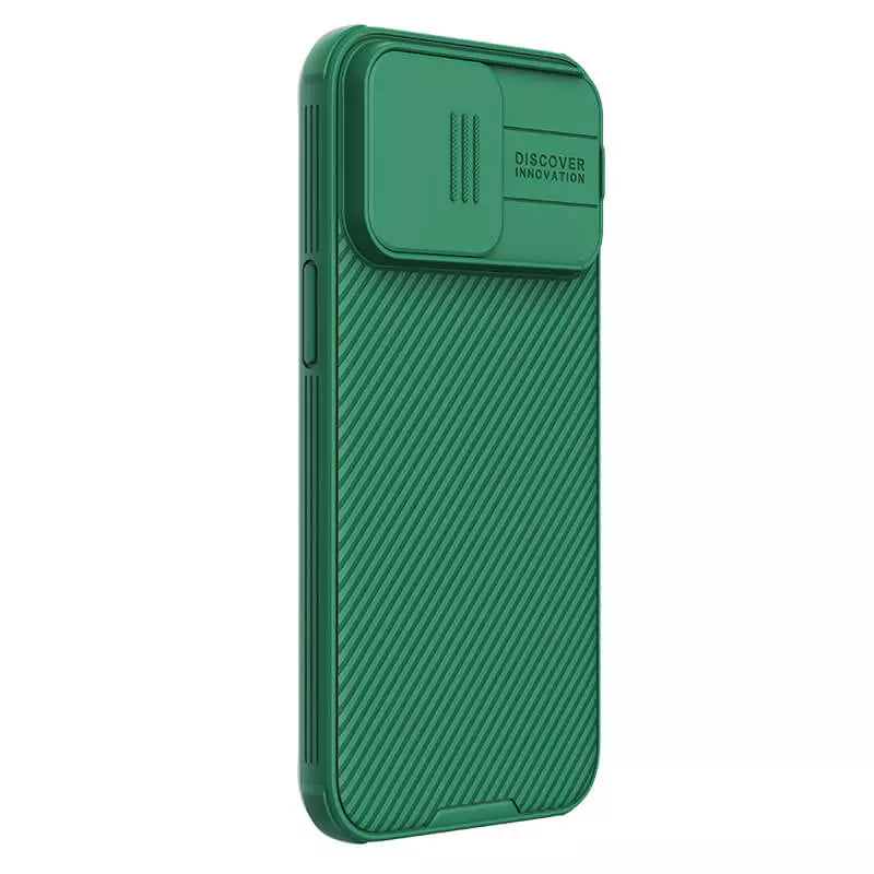 Apple iPhone 15 Pro 6.1 Cam Shield Pro case Cover Green by Nillkin