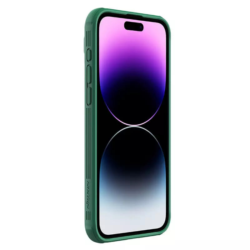 Apple iPhone 15 Pro 6.1 Cam Shield Pro case Cover Green by Nillkin