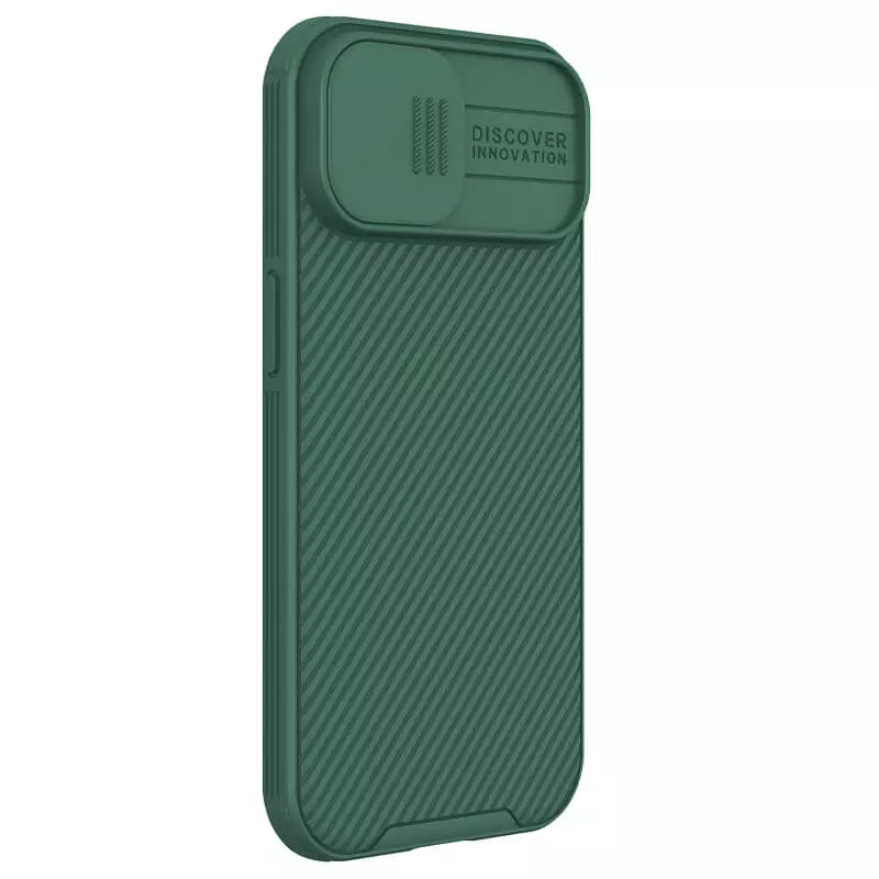 Apple iPhone 15 Cam Shield Pro Case Cover Green By Nillkin