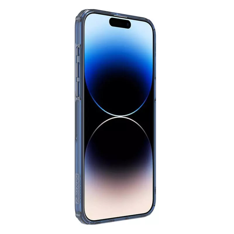 Apple iPhone 15 Pro Max Nature TPU Pro Magnetic Blue case By Nillkin