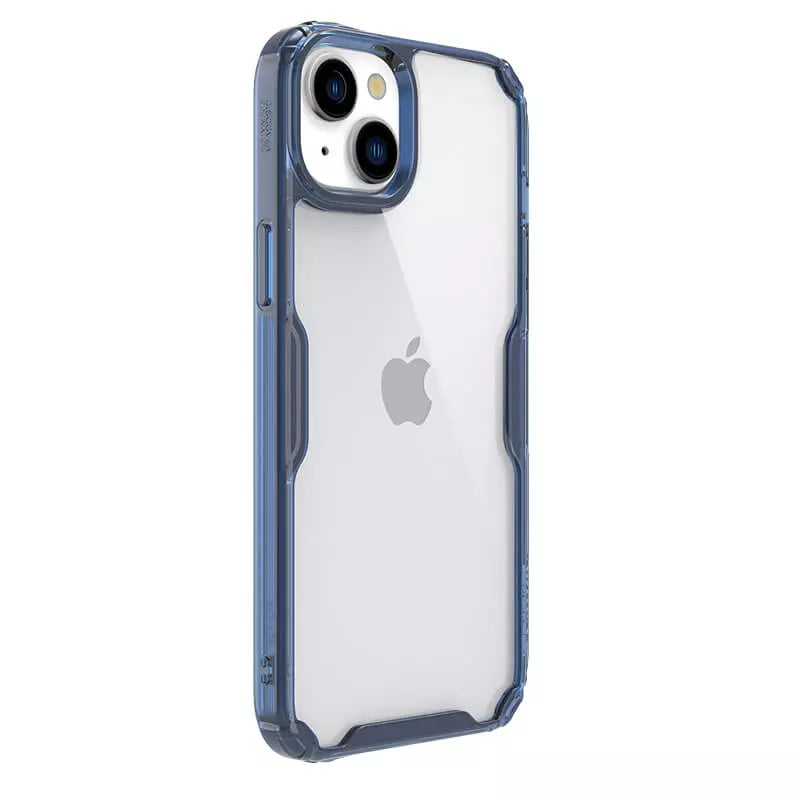 Apple iPhone 15 Nature TPU Pro Series Blue Case By Nillkin