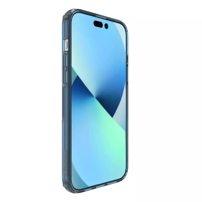 Apple iPhone 15 Nature TPU Pro Series Blue Case By Nillkin