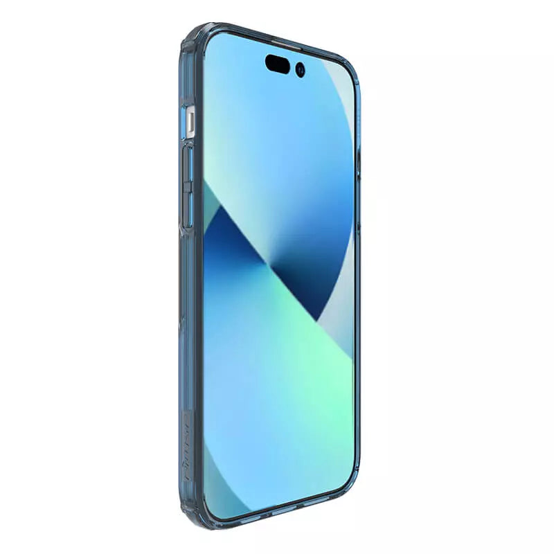 Apple iPhone 15 Plus Nature TPU Pro Magnetic Blue Case By Nillkin