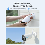 Reolink Argus Eco 2K WiFi Battery Camera – Wire-Free Outdoor Security | Night Vision | Smart Detection