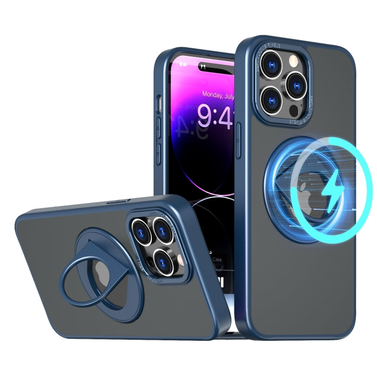 Desert Stylish Rotating Ring Magnetic Holder Phone Case for Apple iPhone's