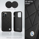 BMW Signature Collection Genuine Leather Case - iPhone, 14 Pro Max