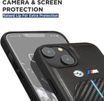 BMW M Collection Quilted PU Carbon iPhone 14, 14 Plus, 14 Pro, 14 Pro Max