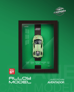 Castora™ Premium 3D Wall Frame Alloy Car Model – Luxury Diecast Collectible Display