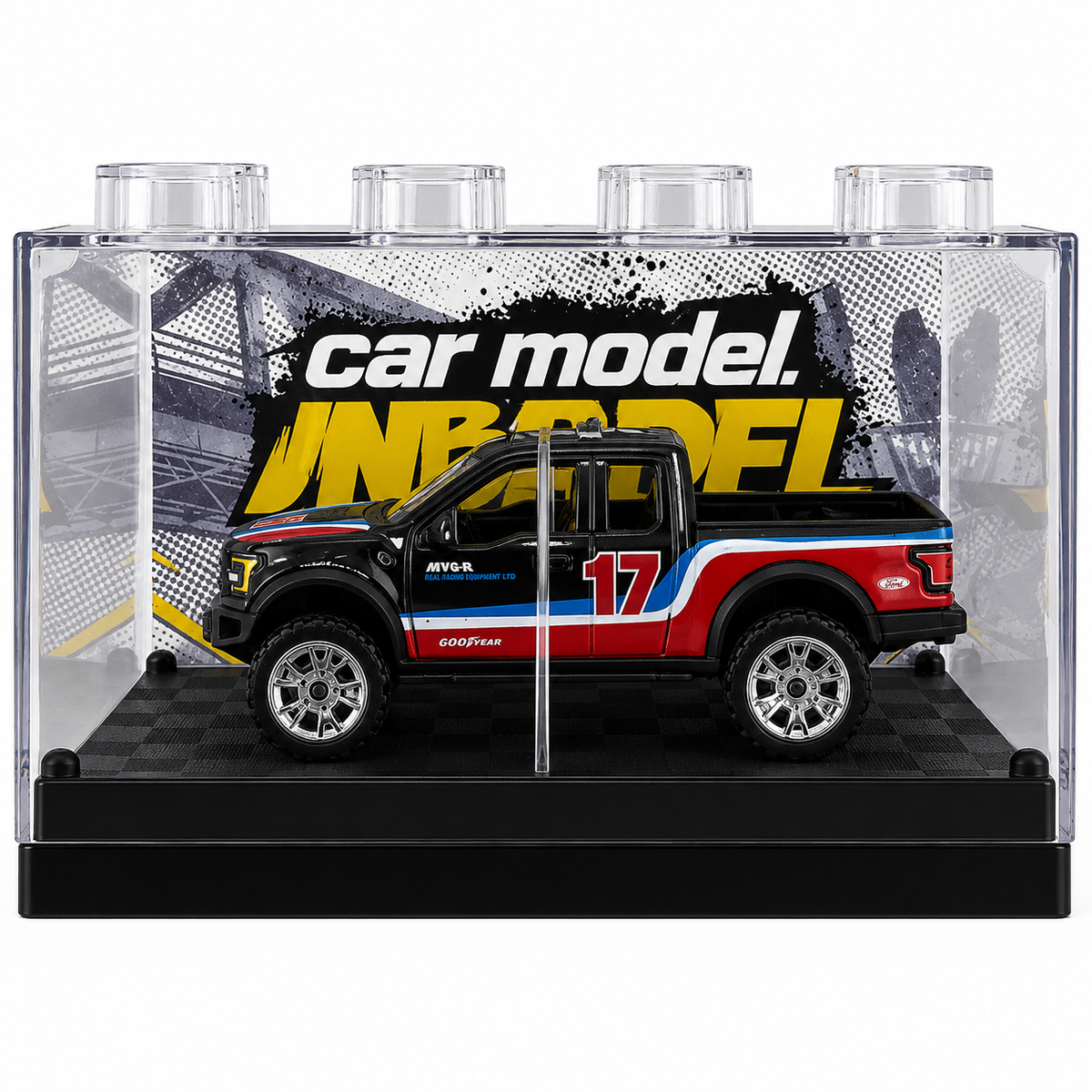 Die-Cast Car Model Toy with Display Case | Premium Miniature Collectible